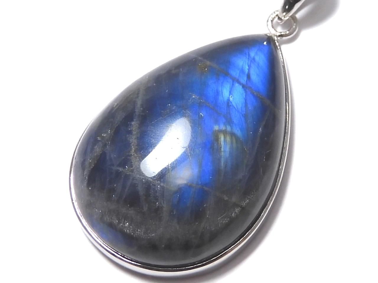 Blue Labradorite AAA Pendant Silver 925 NO.106 [One of a kind]