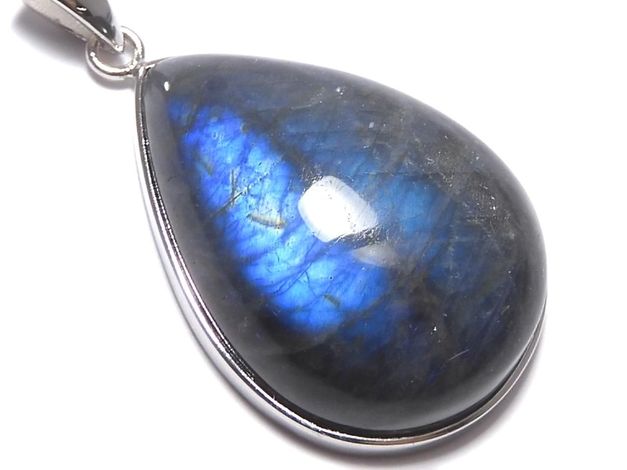 Blue Labradorite AAA Pendant Silver 925 NO.108 [One of a kind]
