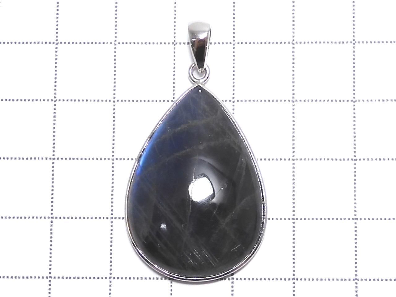 Blue Labradorite AAA Pendant Silver 925 NO.109 [One of a kind]