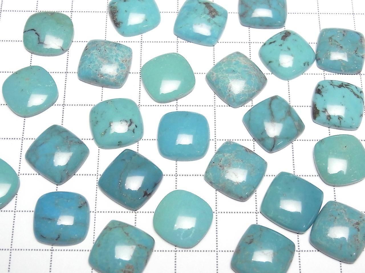 Turquoise AA++ Square Cabochon 14x14mm 1pc