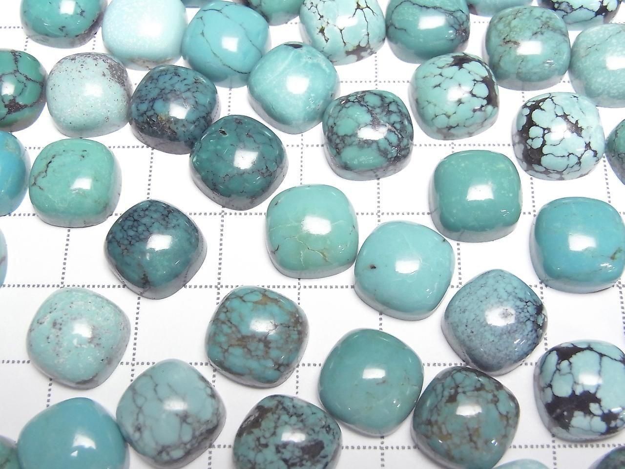 Turquoise AA++ Square Cabochon 12x12mm 1pc