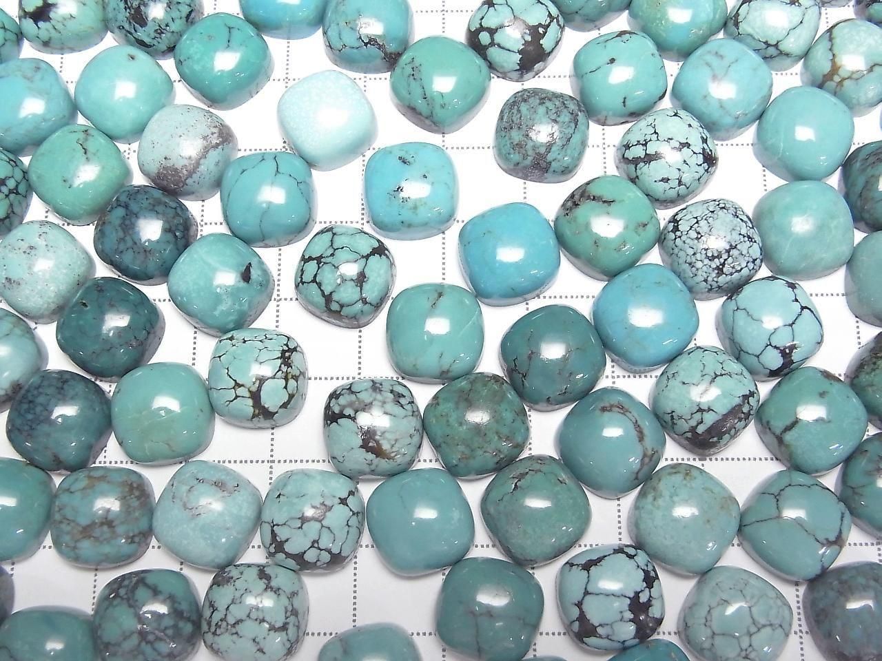 Turquoise AA++ Square Cabochon 12x12mm 1pc
