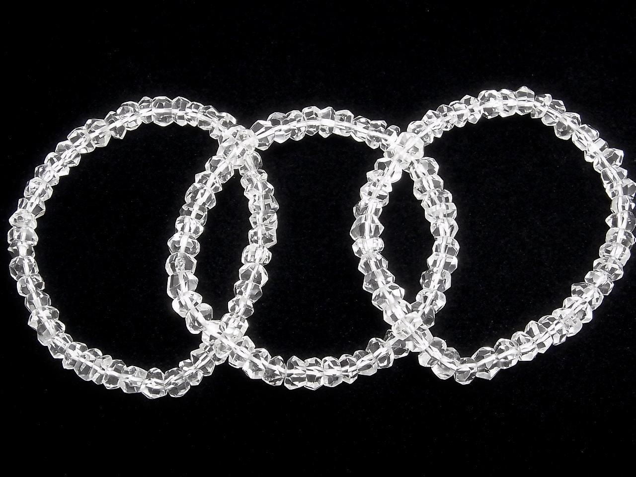 Crystal AAA Faceted Nugget [Size S] 1strand beads (Bracelet)