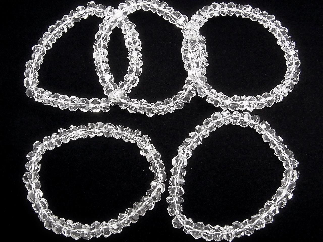 Crystal AAA Faceted Nugget [Size L] 1strand beads (Bracelet)