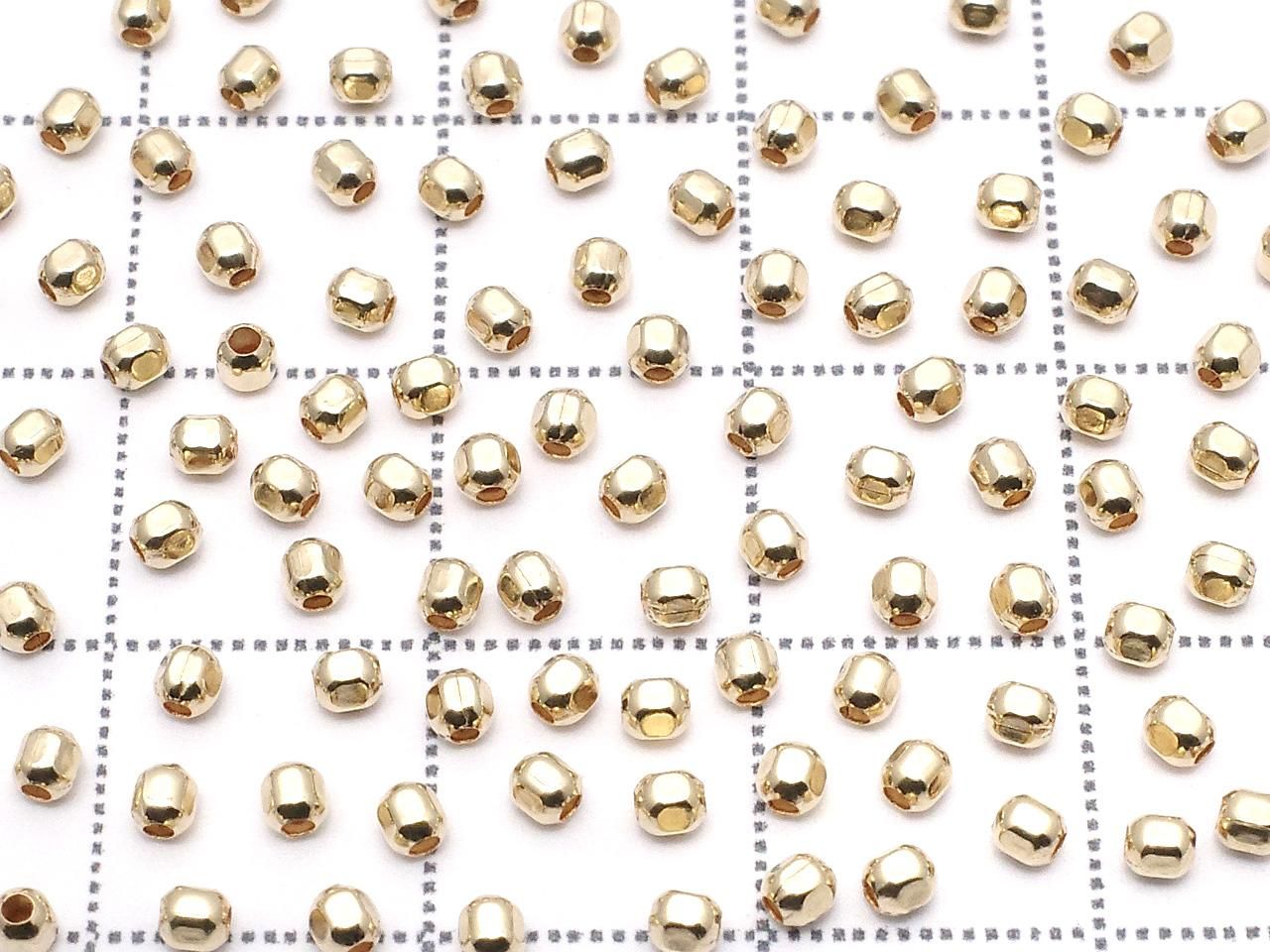 14KGF Round Cut Beads [2x2mm] 10pcs