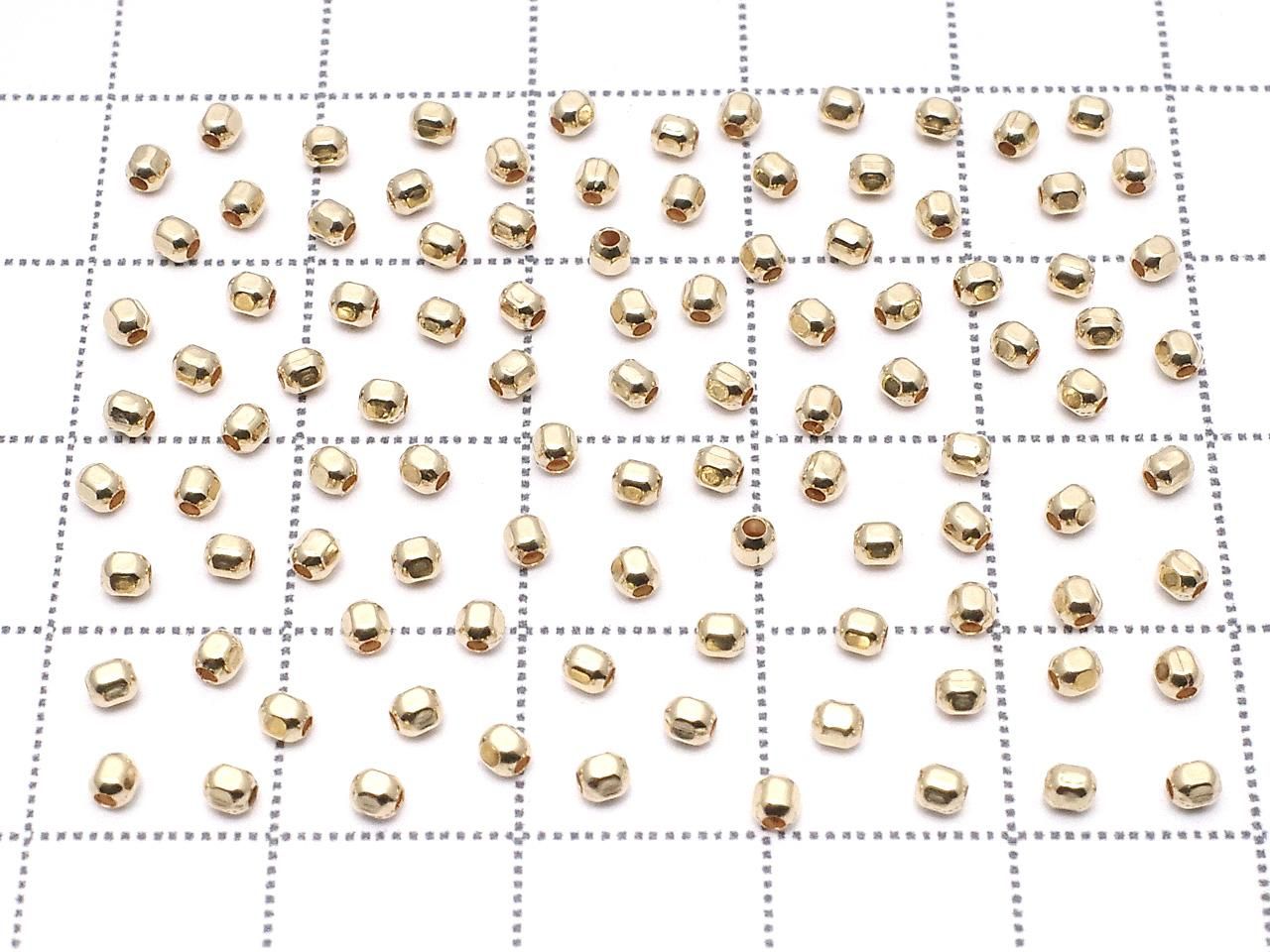 14KGF Round Cut Beads [2x2mm] 10pcs