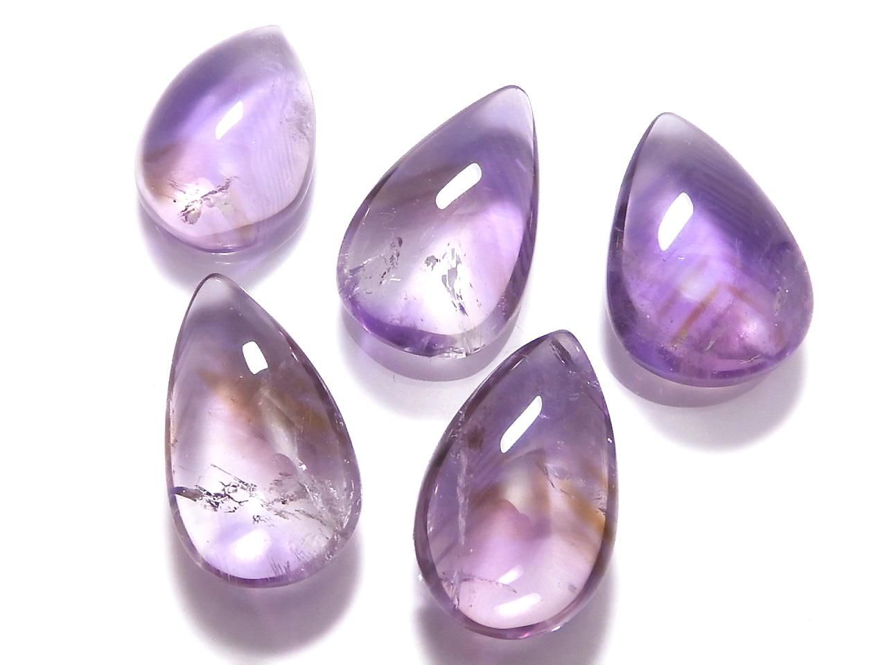 Amethyst AA++ Loose Stone 5pcs Set NO.1 [One of a kind]