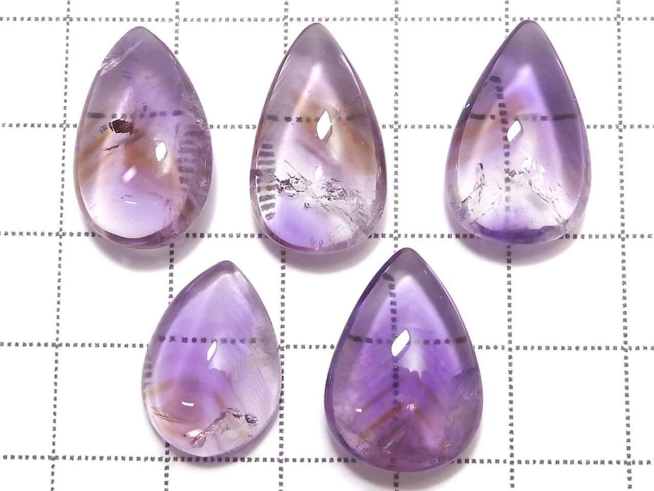 Amethyst AA++ Loose Stone 5pcs Set NO.1 [One of a kind]