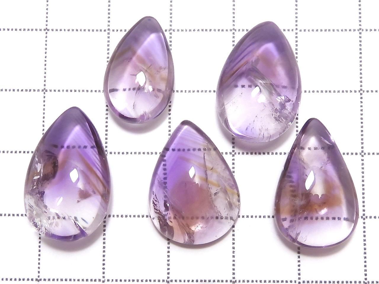 Amethyst AA++ Loose Stone 5pcs Set NO.2 [One of a kind]