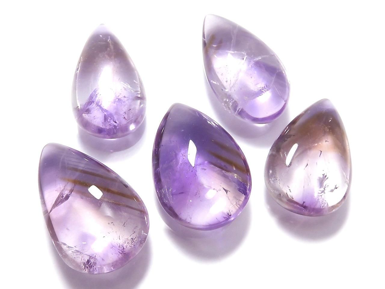 Amethyst AA++ Loose Stone 5pcs Set NO.3 [One of a kind]