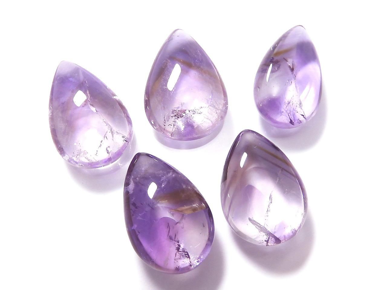 Amethyst AA++ Loose Stone 5pcs Set NO.4 [One of a kind]