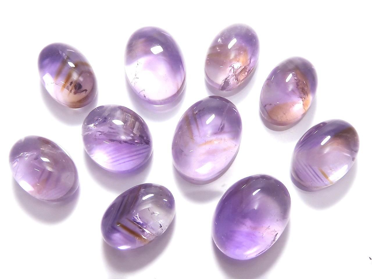 Amethyst AA++ Loose Stone 10pcs Set NO.5 [One of a kind]