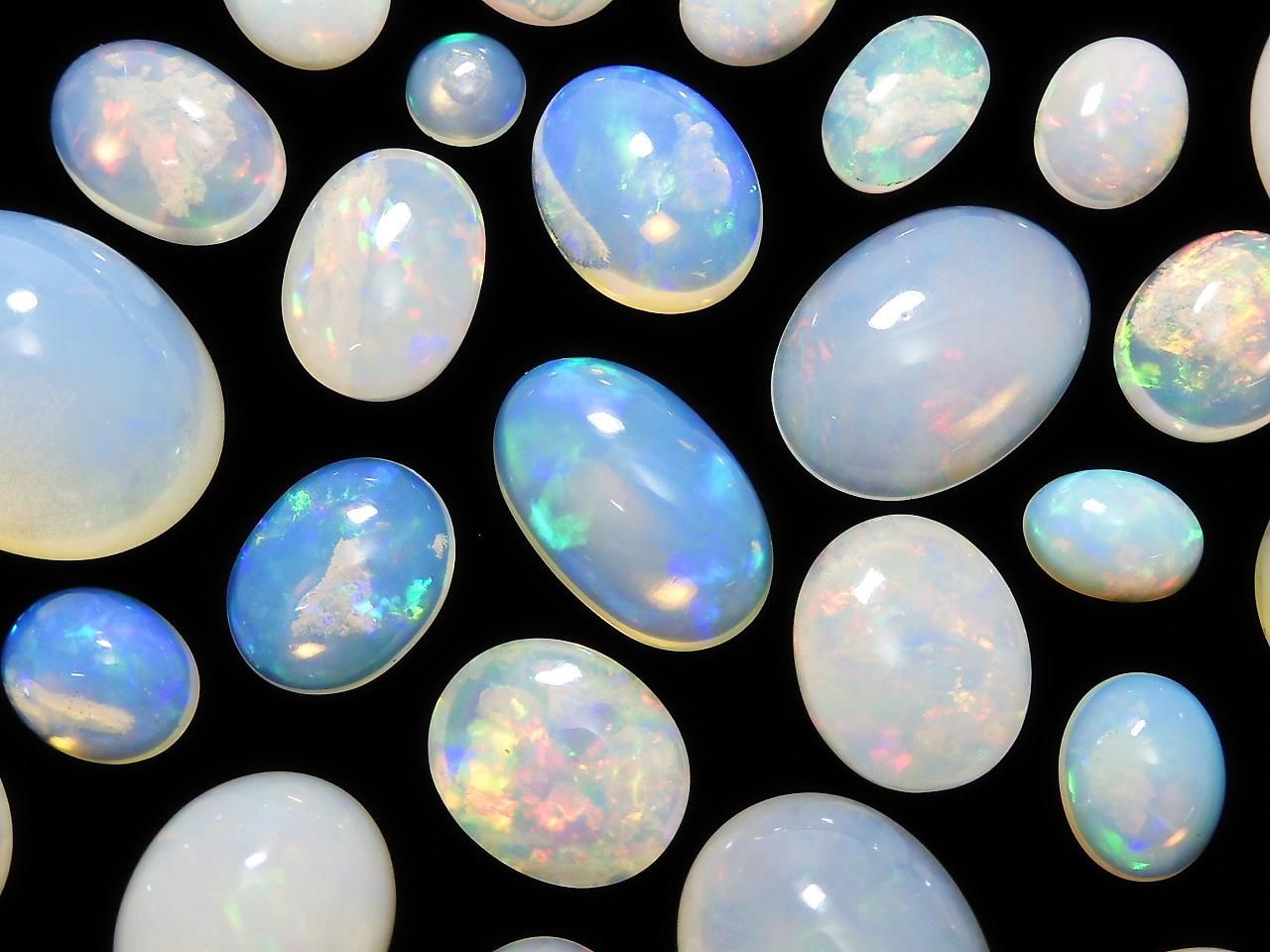 Ethiopian Opal Loose Stone 34pcs Set NO.1 [One of a kind]