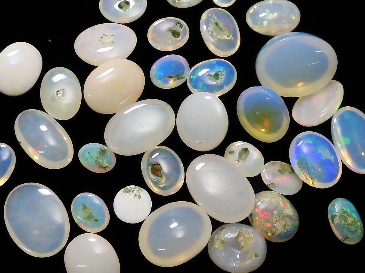 Ethiopian Opal Loose Stone 34pcs Set NO.1 [One of a kind]