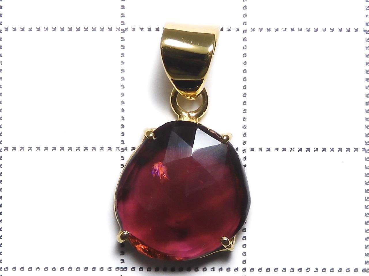 Rubellite AAA- Pendant 18KGP NO.108 [One of a kind]