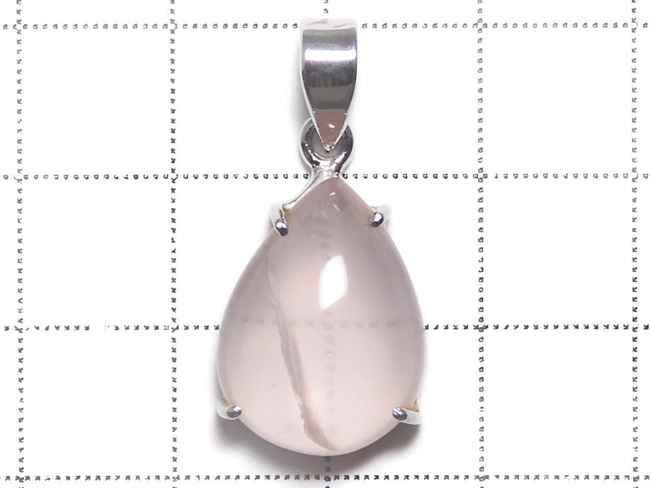 Rose Quartz AAA- Pendant Silver925 NO.105 [One of a kind]