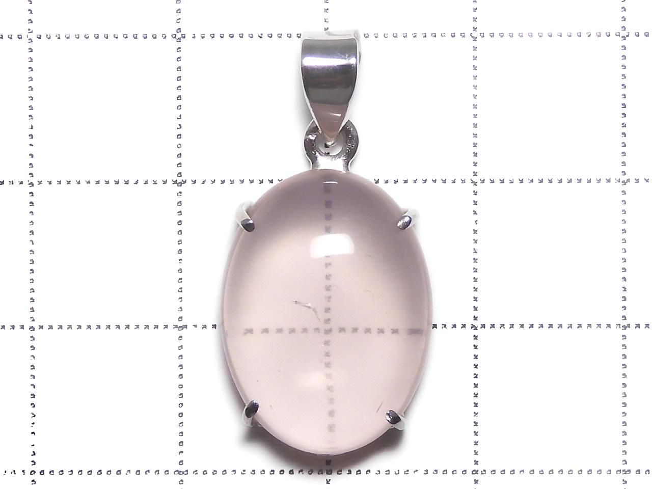 Rose Quartz AAA- Pendant Silver925 NO.107 [One of a kind]