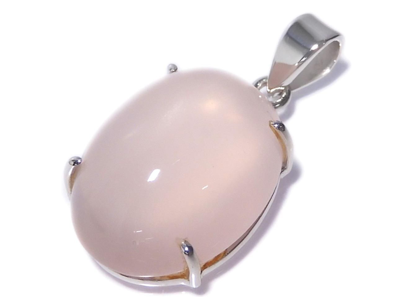 Rose Quartz AAA- Pendant Silver925 NO.108 [One of a kind]