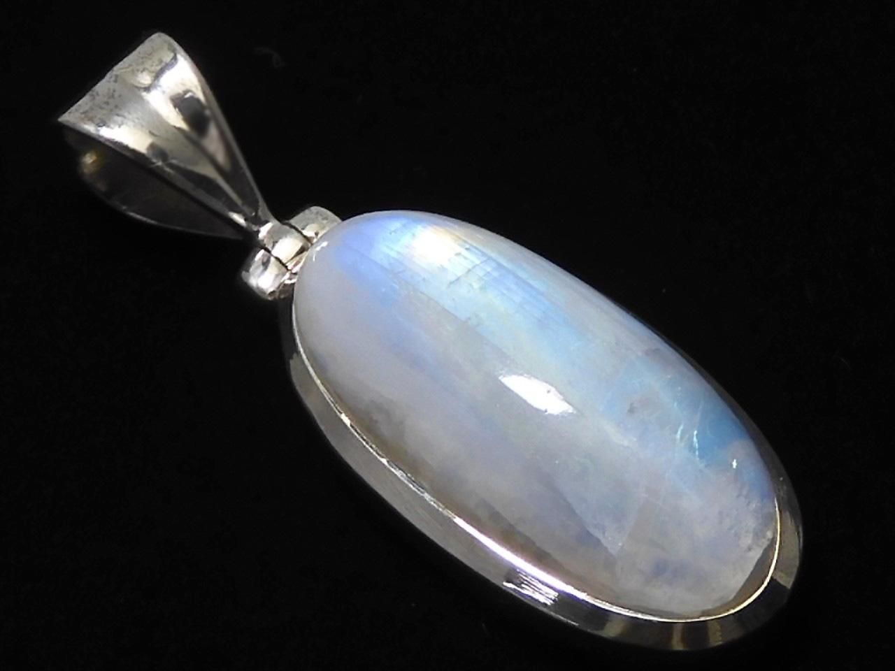 Rainbow Moonstone AA++ Pendant Silver925 NO.110 [One of a kind]