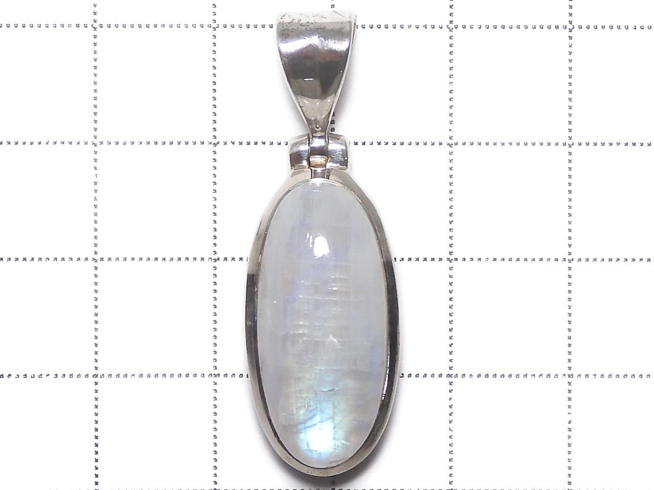 Rainbow Moonstone AA++ Pendant Silver925 NO.110 [One of a kind]