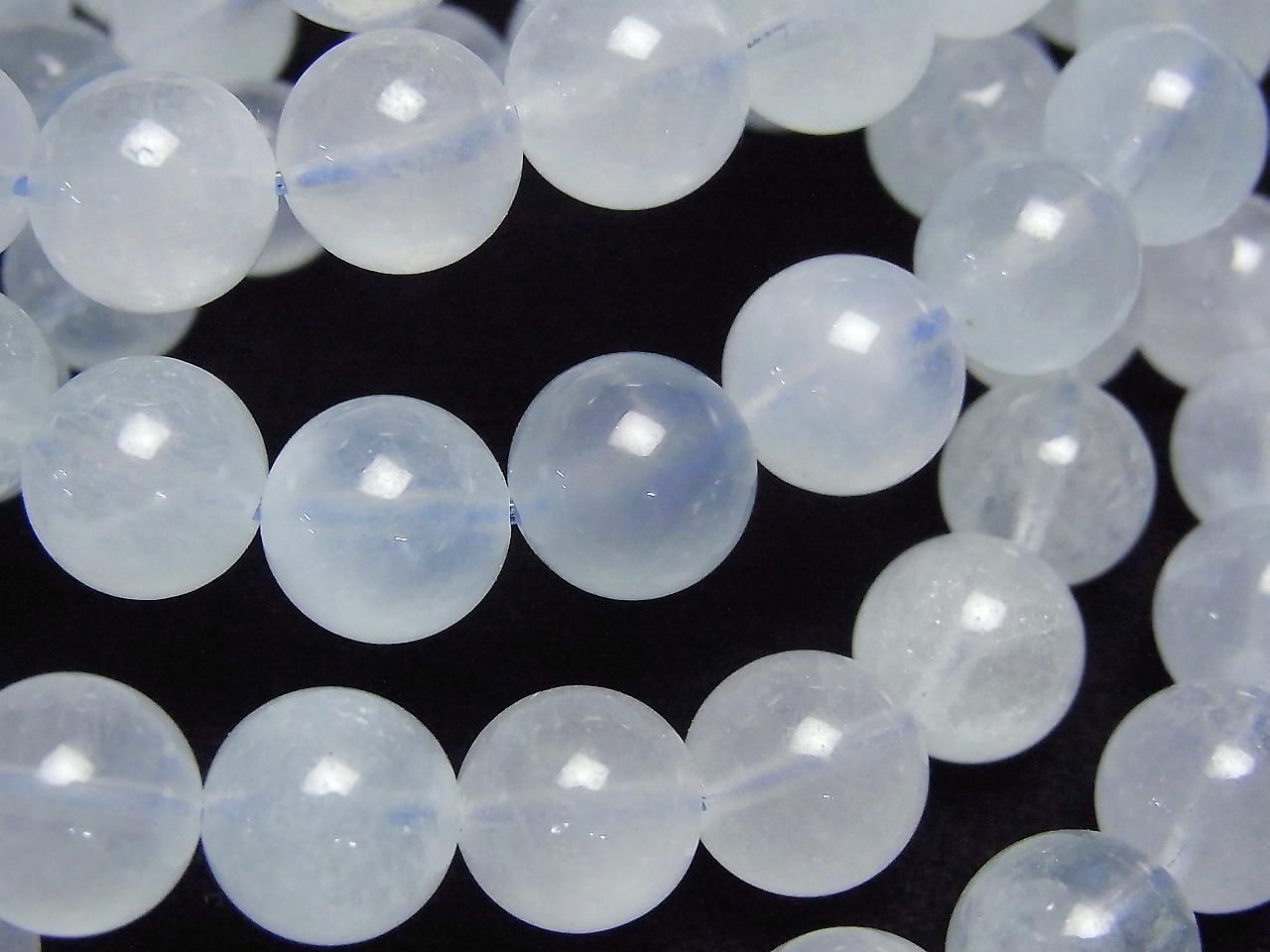 Aquamarine AA++ Round 9.5mm 1strand beads (Bracelet)