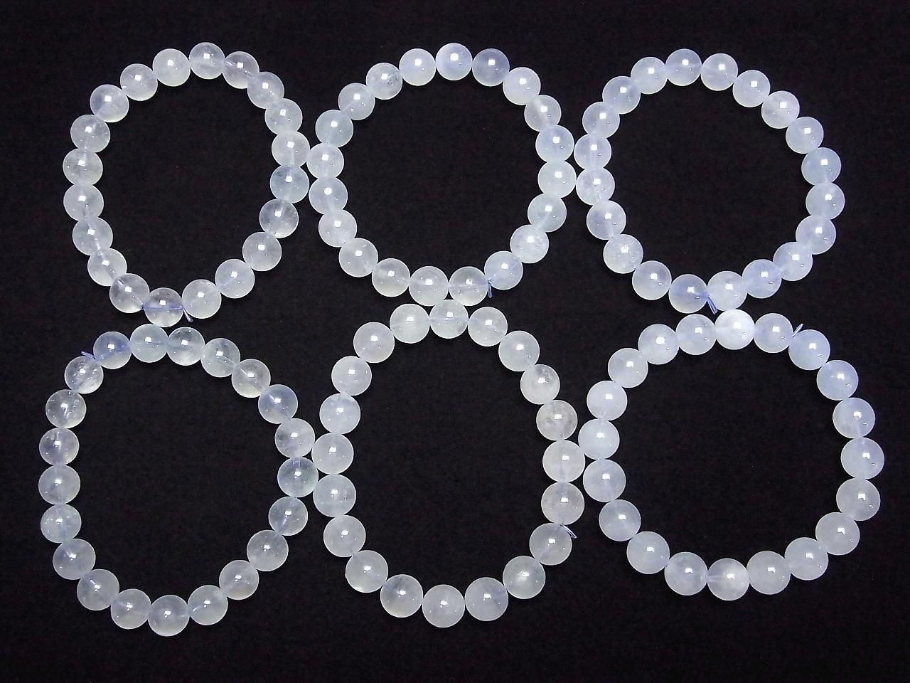Aquamarine AA++ Round 9.5mm 1strand beads (Bracelet)