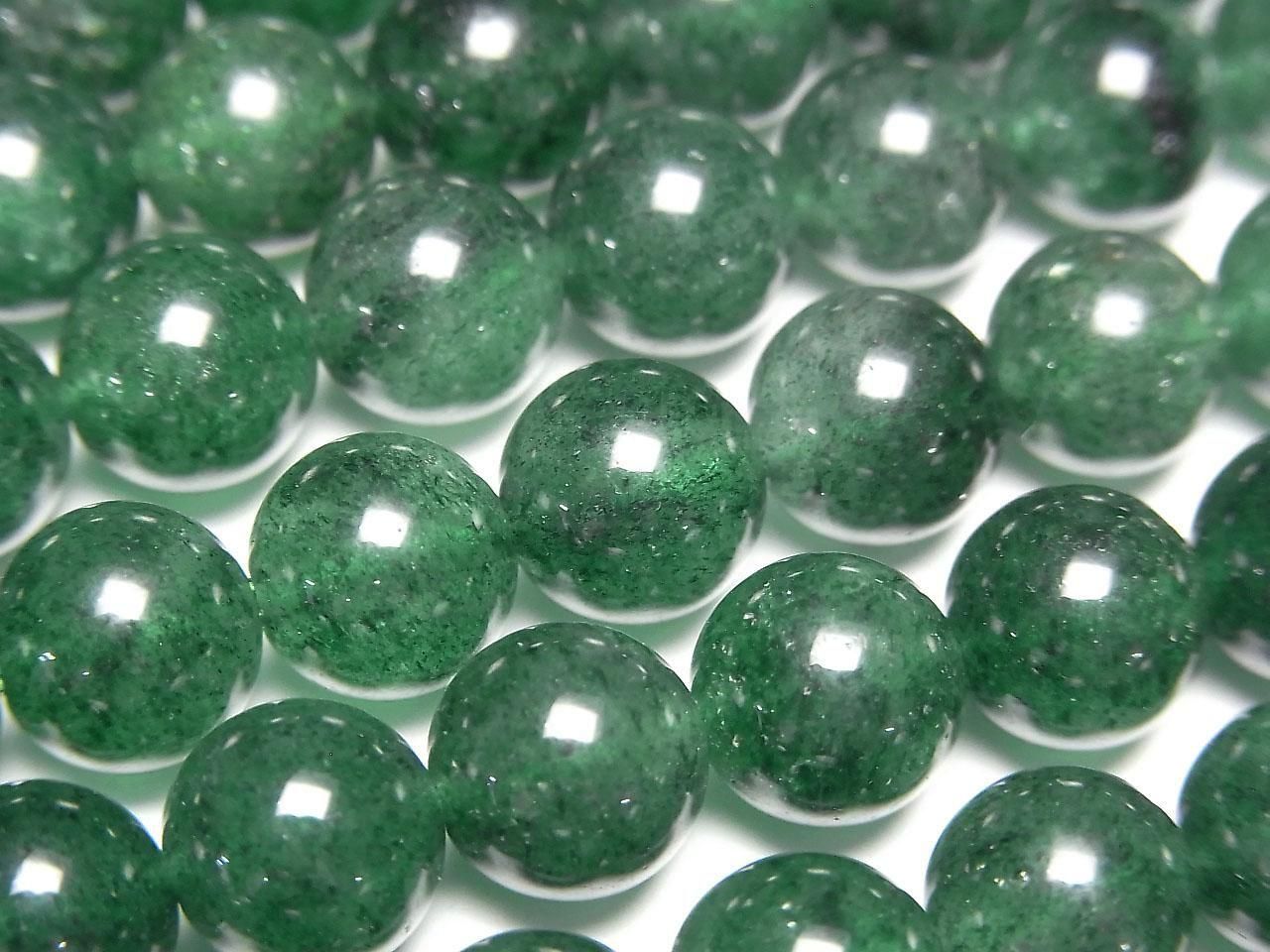 Indian Green Aventurine AAA Round 8mm 1strand beads (approx. 15 inches/37 cm)