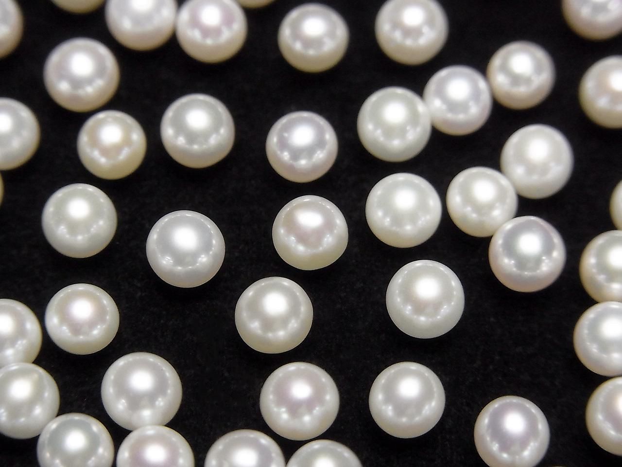 Fresh Water Pearl AAA Round 2mm-4.5mm [Undrilled ] 4pcs