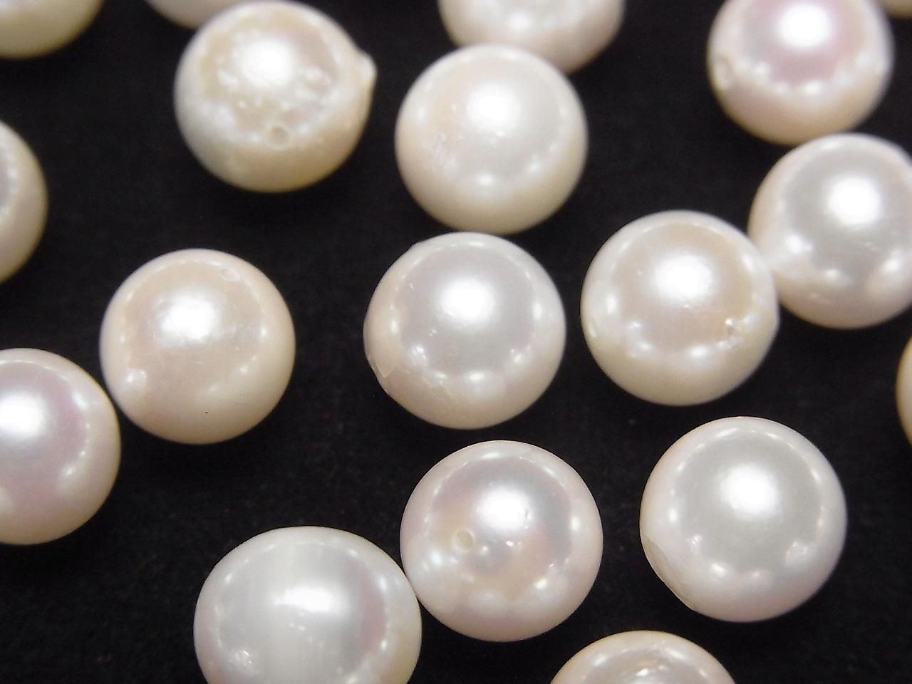 Akoya Pearls Grade AA++ Round 7.5-8mm White [Drilled Hole] 5pcs