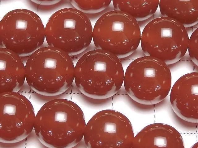 Red Agate AAA Round 12mm 1strand beads (approx. 15 inches/37 cm)