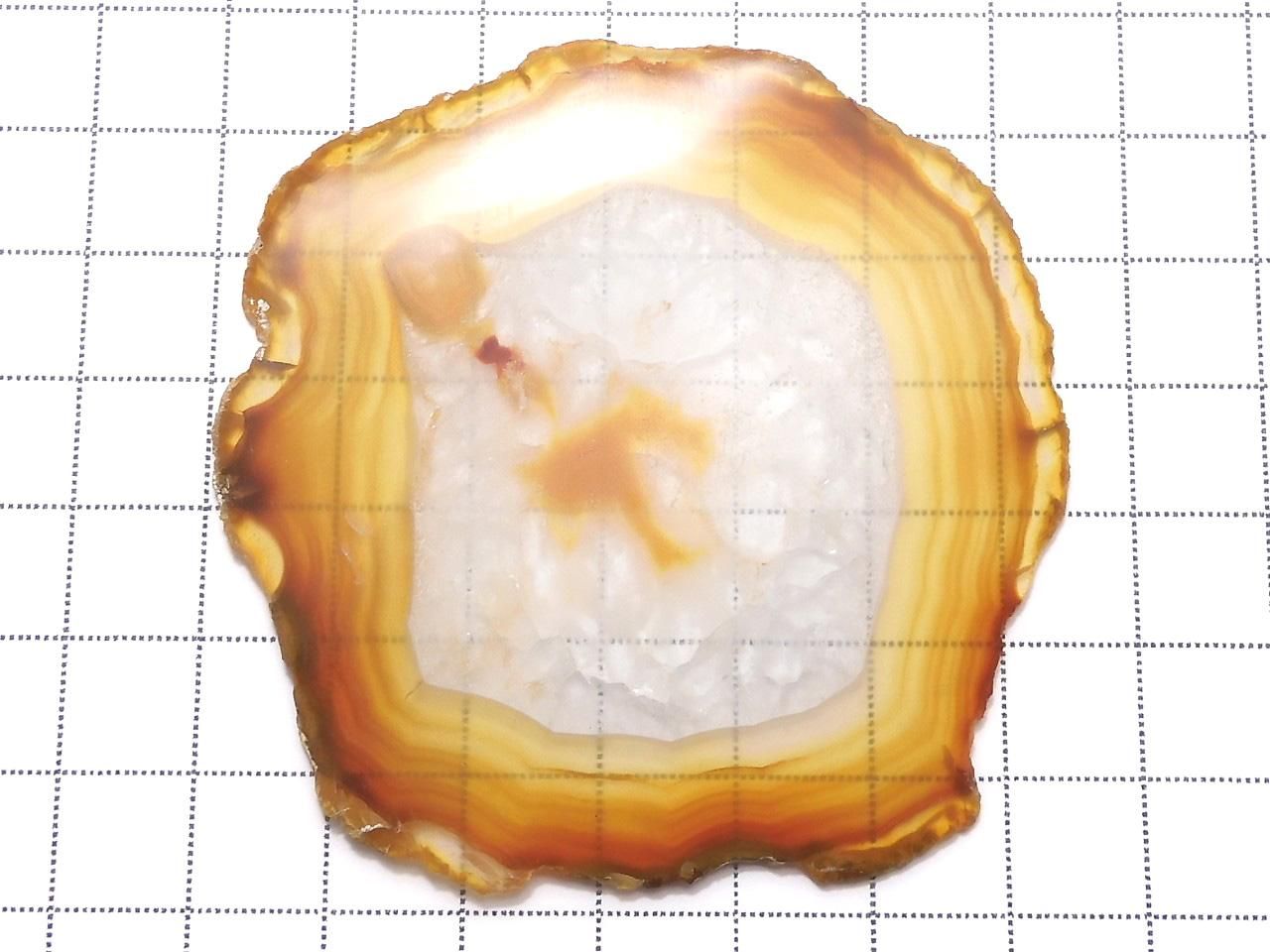 Iris Agate Slice 1pc NO.207 [One of a kind]