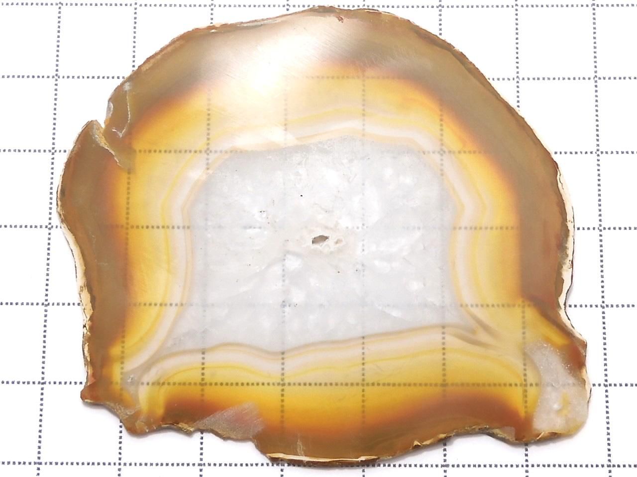 Iris Agate Slice 1pc NO.208 [One of a kind]