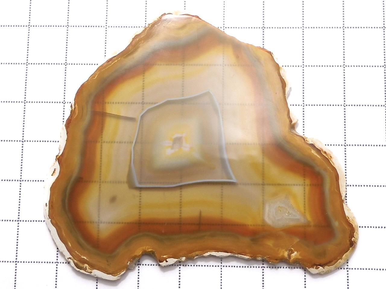 Iris Agate Slice 1pc NO.209 [One of a kind]