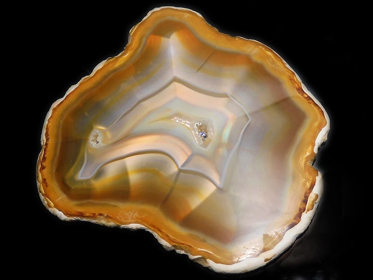 Iris Agate Slice 1pc NO.210 [One of a kind]