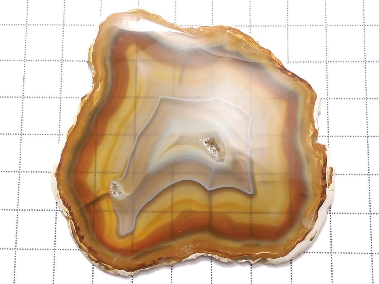 Iris Agate Slice 1pc NO.210 [One of a kind]