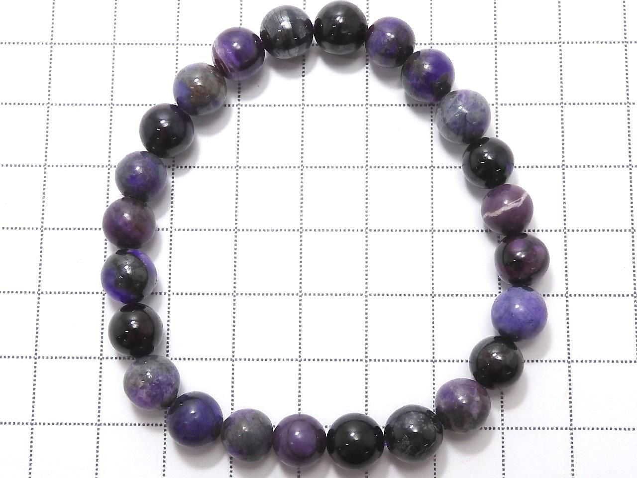 Sugilite AA++ Round 7.5mm 1strand beads (Bracelet) NO.301 [One of a kind]
