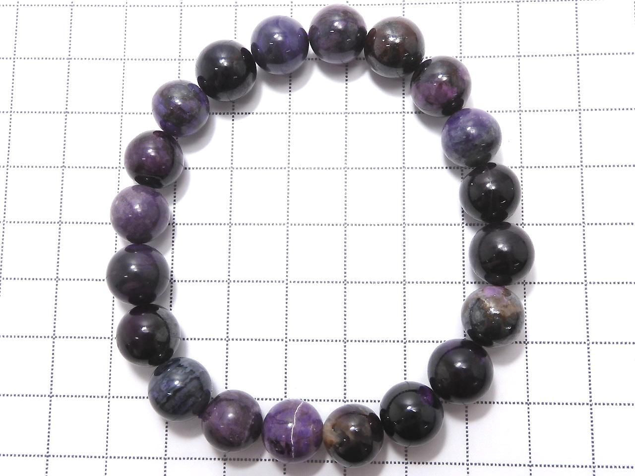 Sugilite AA++ Round 10mm 1strand beads (Bracelet) NO.309 [One of a kind]