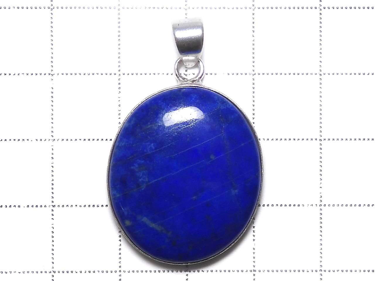 Lapislazuli AA++ Pendant Silver925 NO.183 [One of a kind]