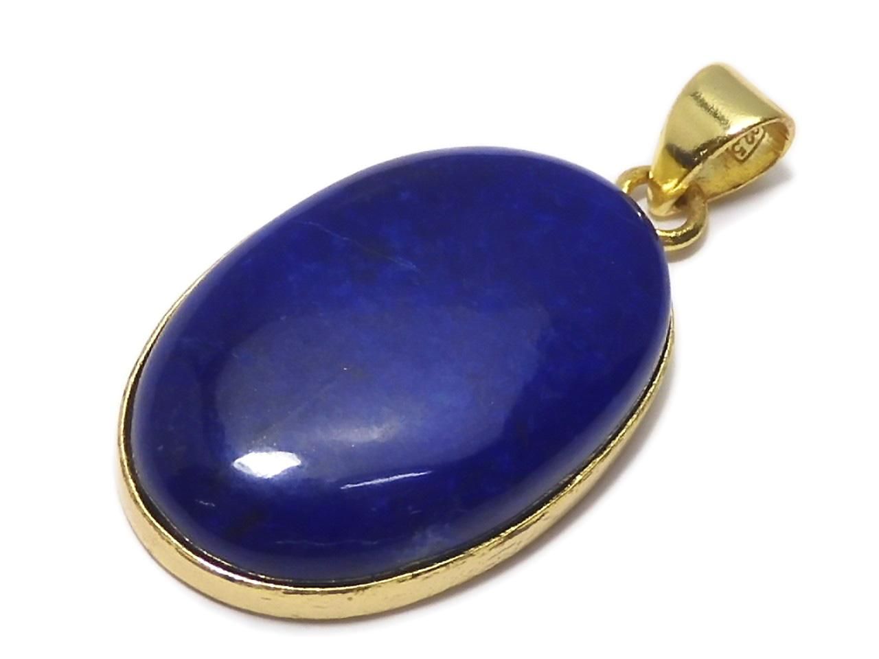 Lapislazuli AA++ Pendant 18KGP NO.187 [One of a kind]