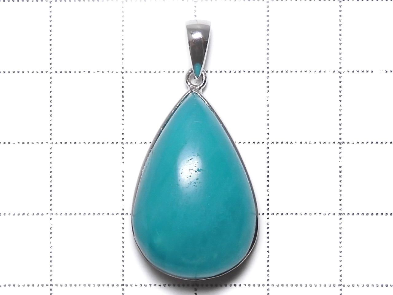 Amazonite Silica AA++ Pendant Silver925 NO.157 [One of a kind]