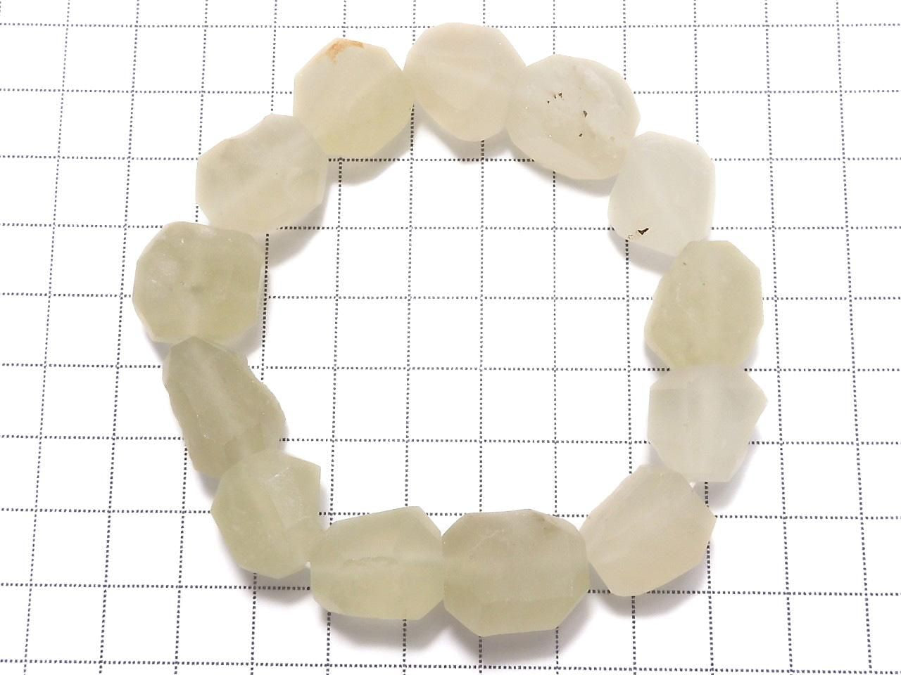 Libyan Desert Glass Rough Rock Nugget 1strand beads (Bracelet) NO.2 [One of a kind]