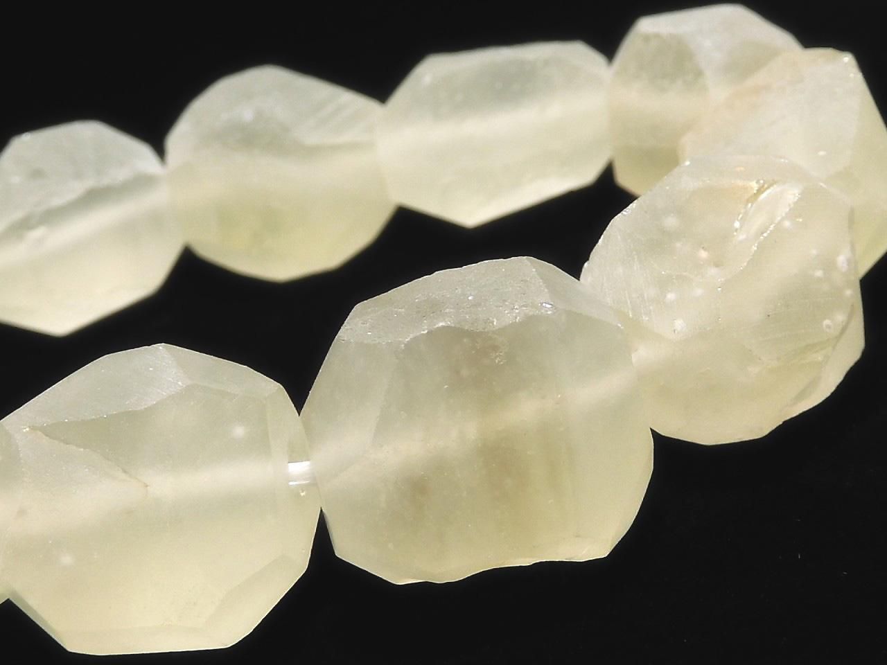 Libyan Desert Glass Rough Rock Nugget 1strand beads (Bracelet) NO.5 [One of a kind]