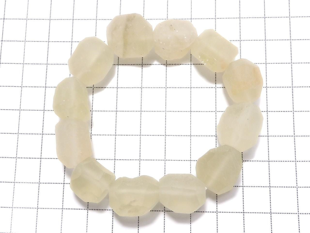 Libyan Desert Glass Rough Rock Nugget 1strand beads (Bracelet) NO.5 [One of a kind]