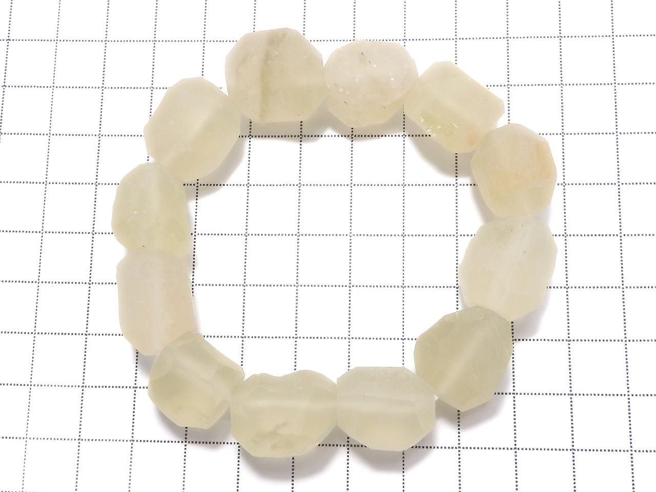 Libyan Desert Glass Rough Rock Nugget 1strand beads (Bracelet) NO.5 [One of a kind]