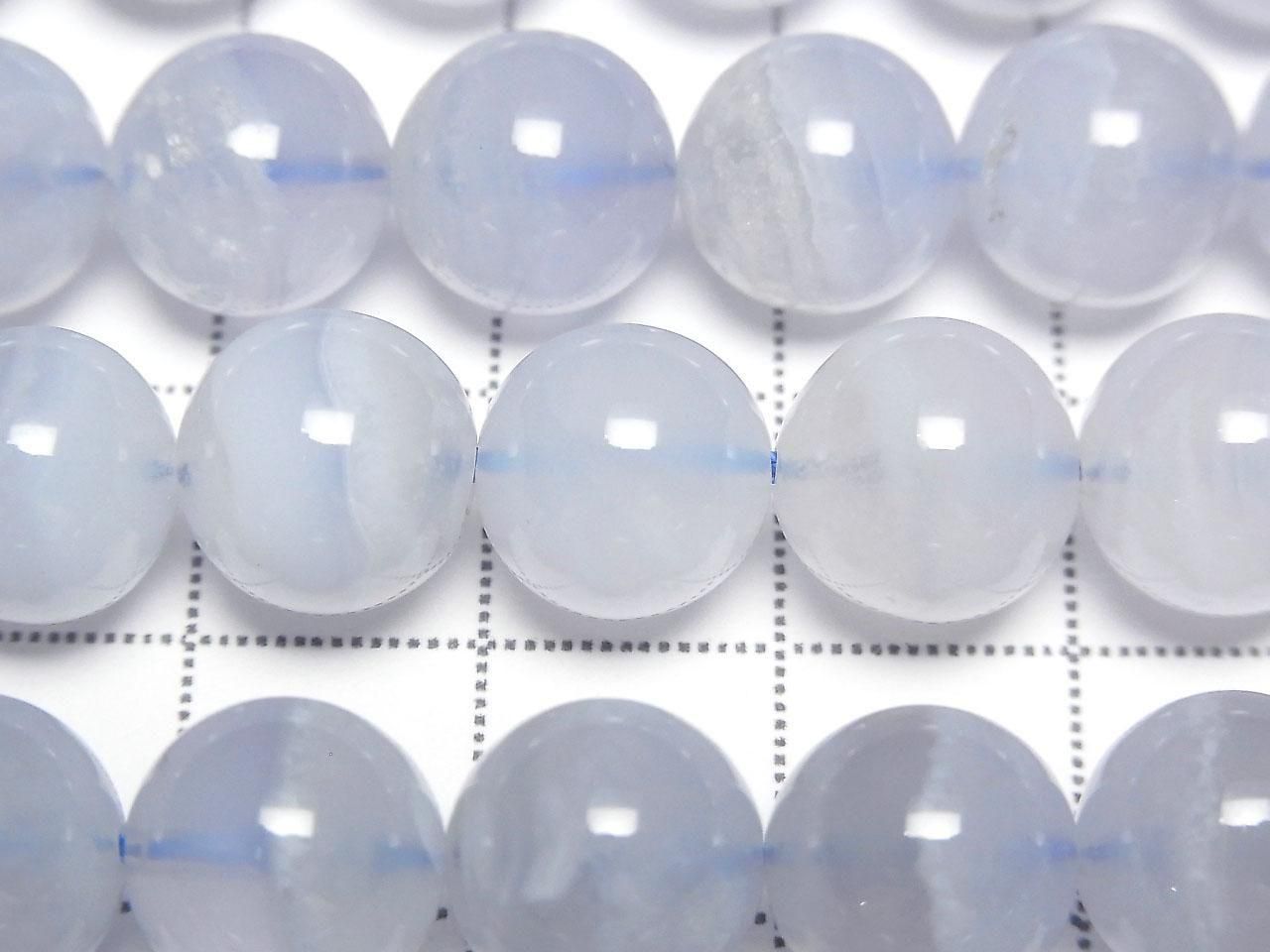 Natural color Blue chalcedony AA++ Round 10mm 1/4 or 1strand beads (approx. 15 inches/36 cm)