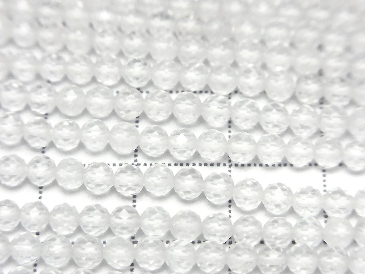 Crystal AAA- Faceted Round 3mm 1strand beads (approx. 12 inches/30 cm) High Quality!