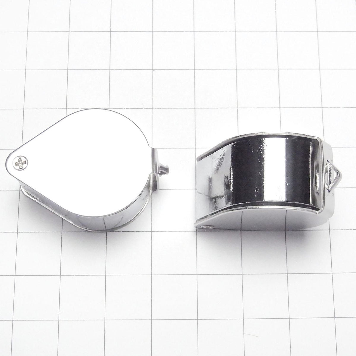 Jewelry Loupe (Magnifying Glass) 10x Magnification 10x21mm [Silver] 1pc