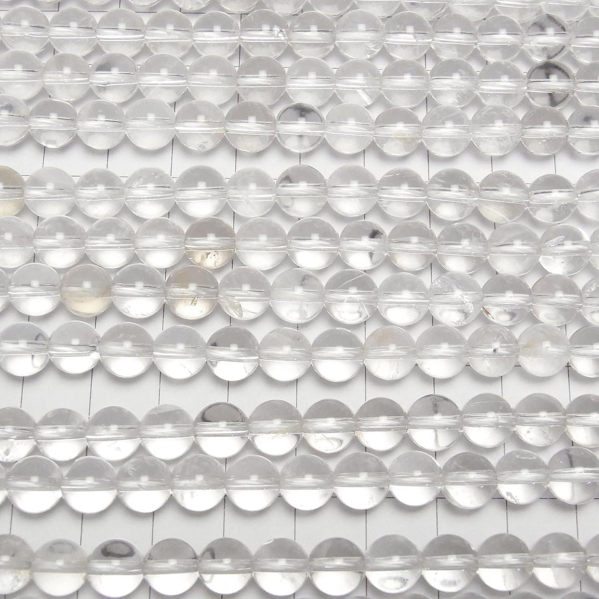 Crystal Quartz AA+ Round 8mm 1strand beads (aprx.15inch/37cm)