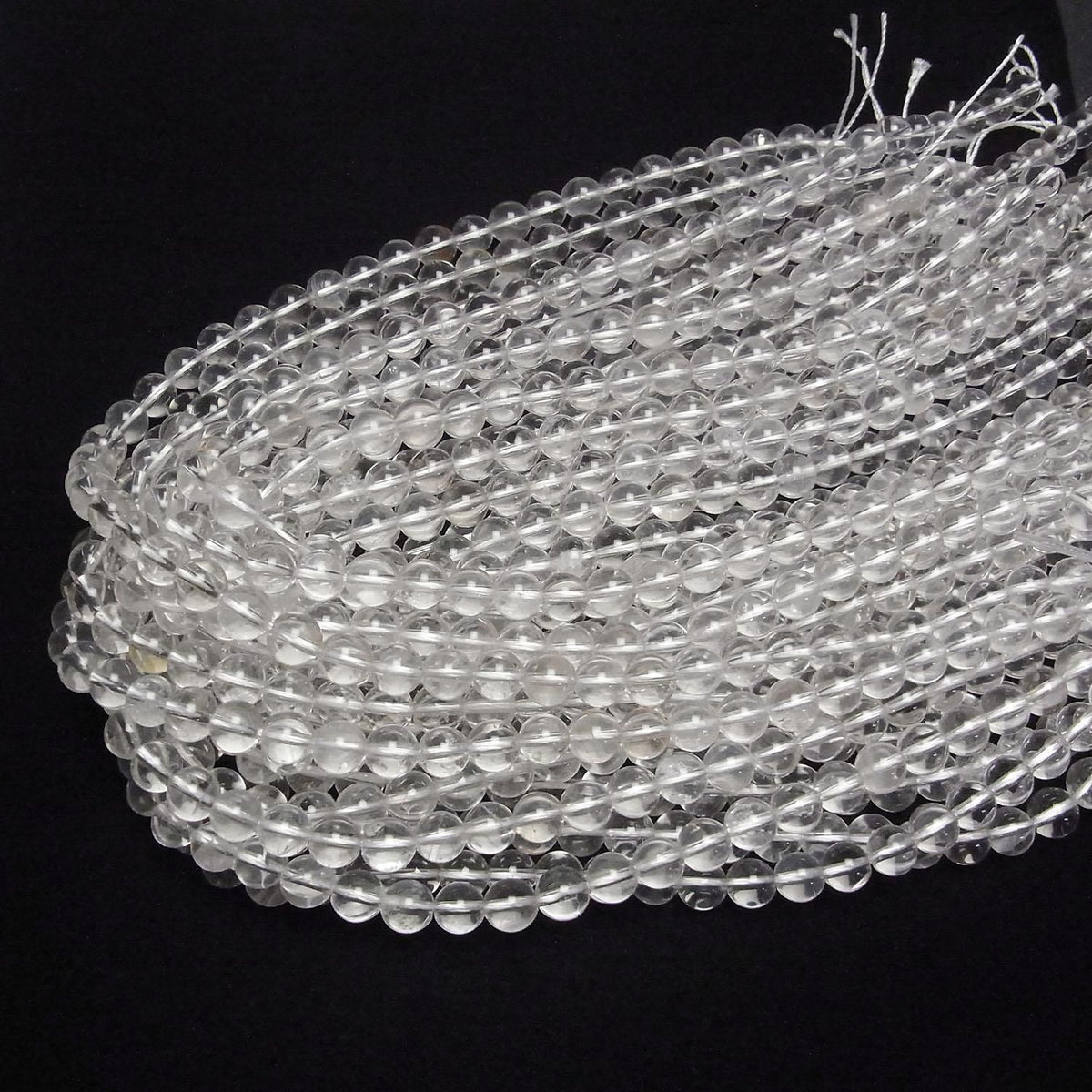 Crystal Quartz AA+ Round 8mm 1strand beads (aprx.15inch/37cm)