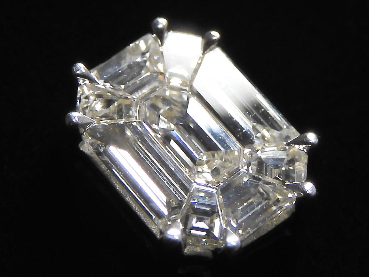 Diamond Bezel Setting Through-Type [18K White Gold] NO.3 [One of a kind]